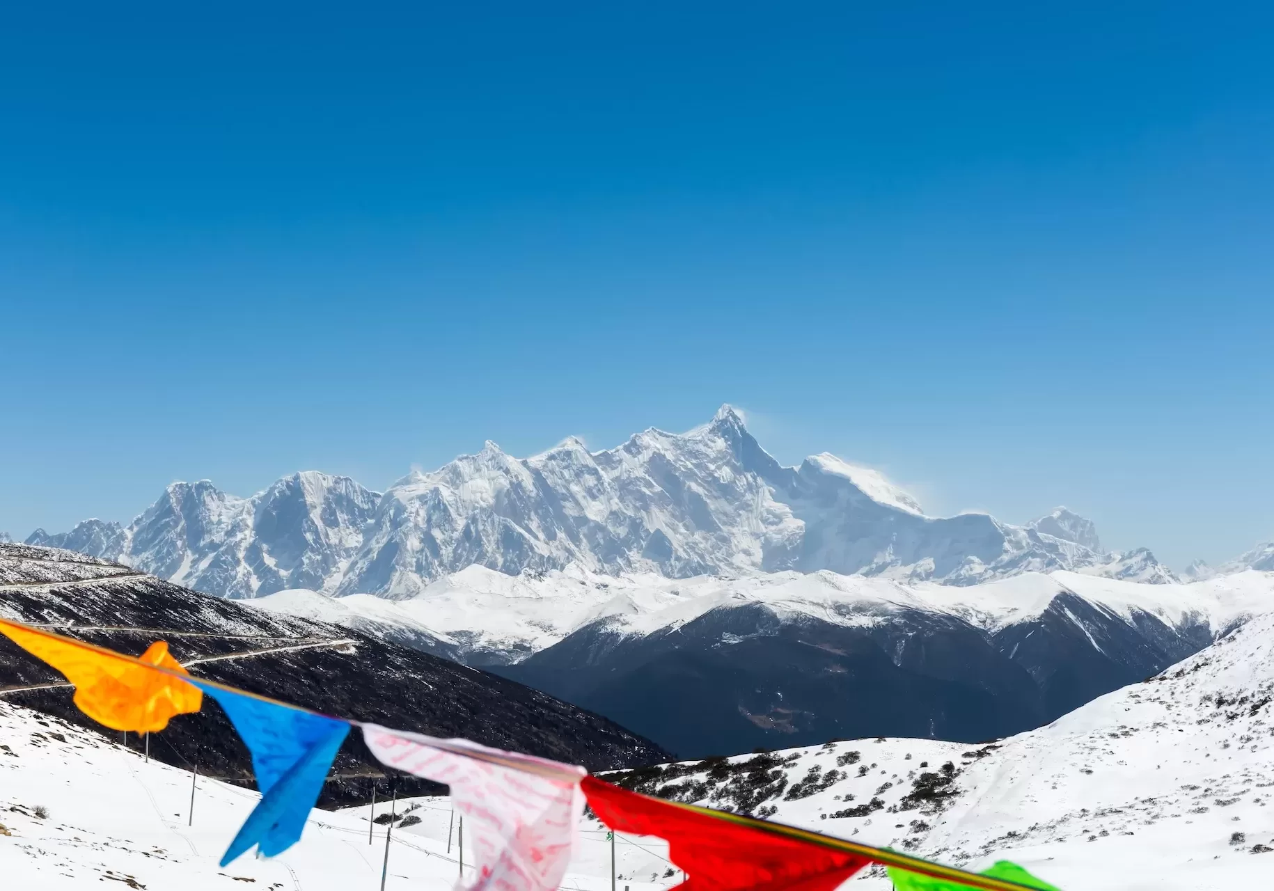namcha barwa peak landscape snow mountain landscape of namcha barwa peak in tibetan himalayas